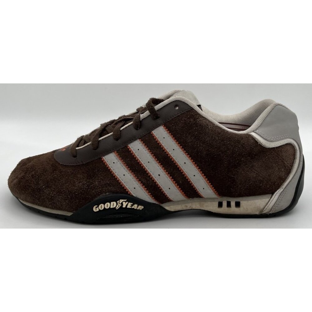 Adidas Adi Racer Low Goodyear Driving Racing Casual Sneaker Brown Men’s Size 9 - Picture 5 of 11